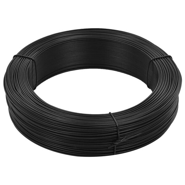 vidaXL Fence Binding Wire 820.2 ' 2,3/0.15 " Steel Anthracite