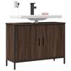 vidaXL Bathroom Sink Cabinet Brown Oak Engineered wood