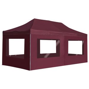 vidaXL Party Tent Wine Red