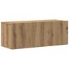 vidaXL TV Cabinet Set of 4 Artisan Oak Engineered Wood Medium