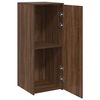 vidaXL Storage Cabinet Brown Oak Engineered wood Medium Storage Cabinet