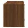 vidaXL Wall-mounted Shoe Cabinet Brown Oak Engineered wood Medium