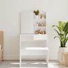 vidaXL Dressing Table White Engineered wood, acrylic Dressing Table