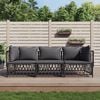 vidaXL Garden Lounge Set Anthracite