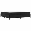 vidaXL Bed Frame with Mattress Black 78.74 x 78.74 in Fabric