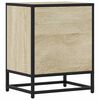 vidaXL Bedside Cabinet Sonoma Oak Engineered wood Small Bedside Cabinet