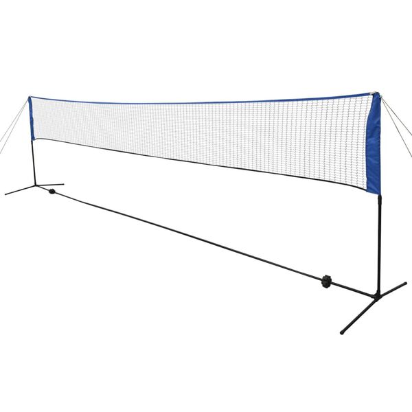 vidaXL Badminton Net with Shuttlecocks 236.2x61.0"