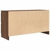 vidaXL TV Cabinet Brown Oak Engineered Wood TV Cabinet Rectangular