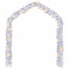 vidaXL Christmas Garland White PVC Extra Long Christmas Garland Other