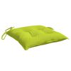 vidaXL Chair Cushion Set of 4 Bright Green Oxford fabric (100% polyester)