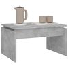 vidaXL Coffee Table Concrete grey Engineered wood 26.8x19.7x15.0 in