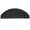 vidaXL Stair Mat Pack of 15 Black