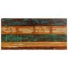 vidaXL Dining Table Multicolor Solid reclaimed wood and steel Standard