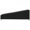 vidaXL Sun Lounger Cover Black 420D Oxford fabric with PU coating