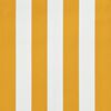 vidaXL Retractable Awning 39.4x59.1" Yellow and White