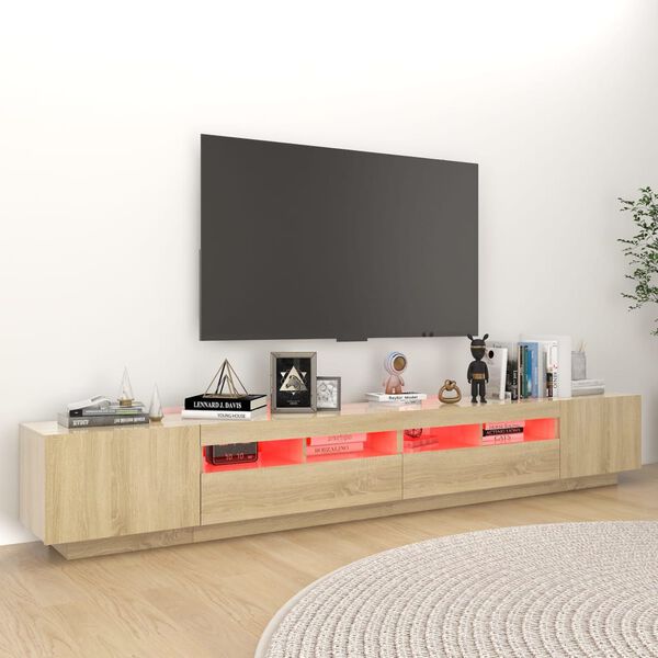 vidaXL TV Cabinet Sonoma oak Engineered wood Large TV Cabinet