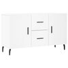 vidaXL Sideboard White Engineered wood 39.4 in Sideboard Rectangular