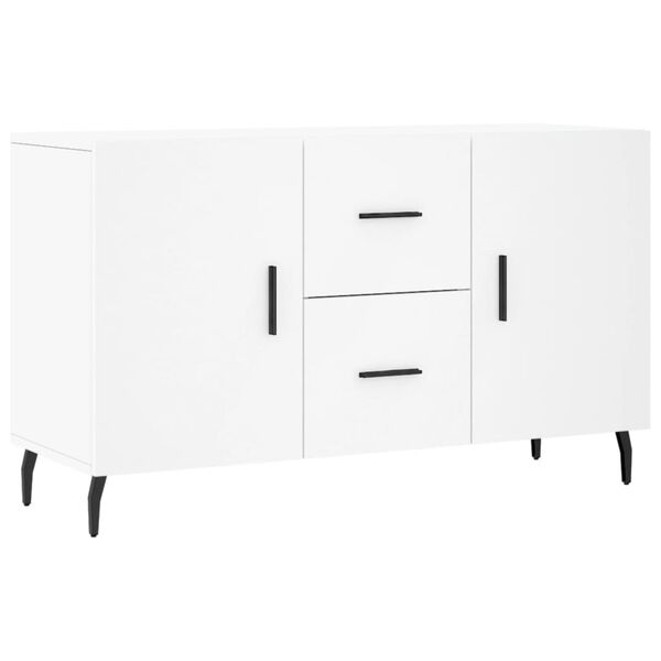 vidaXL Sideboard White Engineered wood 39.4 in Sideboard Rectangular