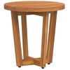 vidaXL Patio Side Table Round Ø15.7x15.7" Solid Wood Acacia