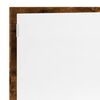 vidaXL Bathroom Mirror Smoked oak Engineered wood, glass 39.4 in x 14.6 in
