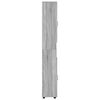 vidaXL Bathroom Cabinet Set TULUM Grey Sonoma 14.57 x 12.40 x 79.92 in