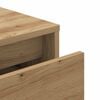 vidaXL Box Drawer Artisan oak Engineered wood Small Box Drawer Square