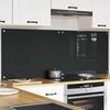 vidaXL Kitchen Backsplash 2 pcs Dark Grey 31.50 x 23.62 in