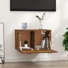 vidaXL Floating Cabinet Smoked Oak Engineered Wood Medium