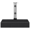 vidaXL Umbrella Base Black Granite, Stainless Steel Standard