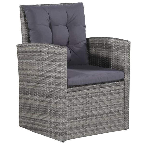 vidaXL Sofa Set Grey and Dark Grey