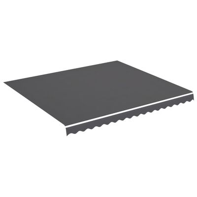 vidaXL Replacement Fabric for Awning Anthracite 13.1'x11.5'