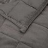 vidaXL Weighted Blanket Grey