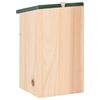vidaXL Bird House Set of 10 Wood Solid Firwood Small Hanging mounting
