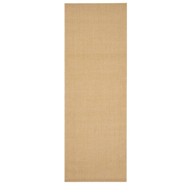 vidaXL Rug Natural Sisal 39.4 x 118.1 in Rug Rectangular
