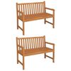 vidaXL Garden Dining Set Teak Fine sanded teak hardwood Medium Durable