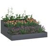 vidaXL Garden Planter Anthracite 35.43 x 35.43 x 13.78 in
