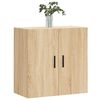vidaXL Wall Cabinet Sonoma oak Engineered wood Medium Wall Cabinet