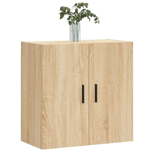 vidaXL Wall Cabinet Sonoma oak Engineered wood Medium Wall Cabinet