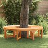 vidaXL Tree Bench 2 pcs Natural 160 x 80 x 45cm Solid Eucalyptus Wood