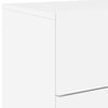 vidaXL Wall-mounted Bedside Cabinet Set of 2 White Engineered wood