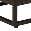 vidaXL TV Cabinet Black Solid mango wood, Iron TV Cabinet Rectangular