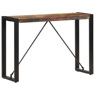 vidaXL Console Table 43.3"x13.8"x29.9" Solid Reclaimed Wood