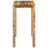 vidaXL Bar Table Multicolor Solid reclaimed wood Medium Durable