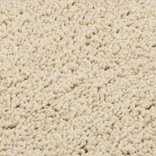 vidaXL Rug Cream 100% Polypropylene 47.2 x 66.9 in Rug Rectangular