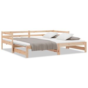 vidaXL Pull-out Day Bed without Mattress 0.8"x(35.4"x78.7")
