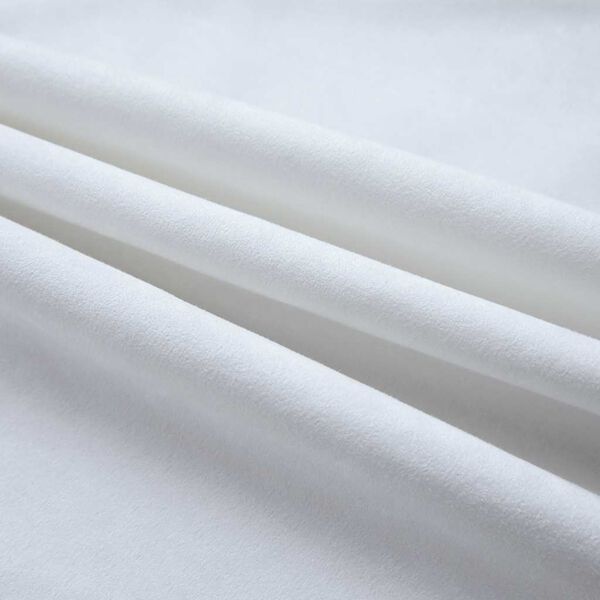 vidaXL Blackout Curtains with Metal Rings 2 pcs Off White 55.1x88.6"