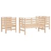 vidaXL Garden Lounge Set Natural Pine Solid Pine Wood Large Modular