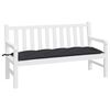 vidaXL Garden Bench Cushion Black Oxford fabric, Polyester