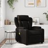 vidaXL Massage Recliner Chair Black Faux Leather, Metal, Plywood