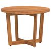 vidaXL Patio Side Table Round &Oslash;21.7x15.7" Solid Wood Acacia